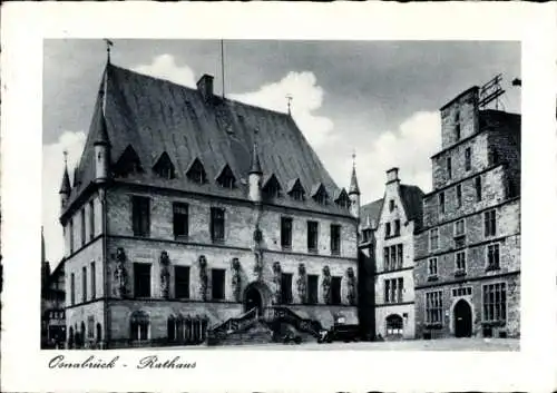 Ak Osnabrück in Niedersachsen, Rathaus