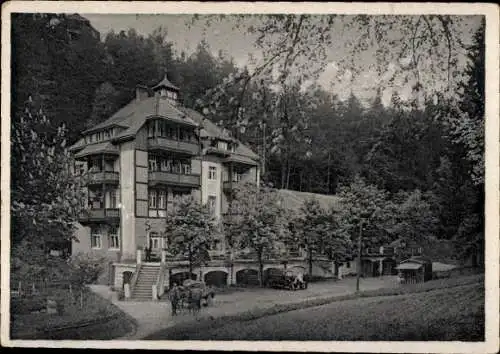 Ak Ostrau Bad Schandau Sächsische Schweiz, Schrammsteinbaude