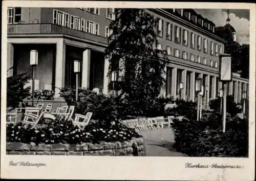 Ak Bad Salzungen in Thüringen, Kurhaus, Seeterrasse