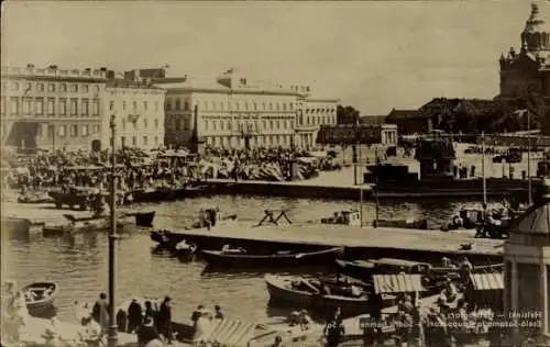 Ak Helsinki Helsingfors Finnland, Hafen, Boote