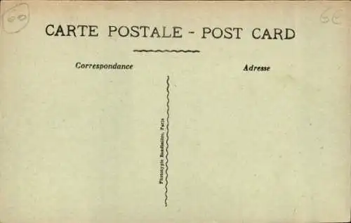 Ak Vignemont Oise, avant et apres la Guerre L'Eglise