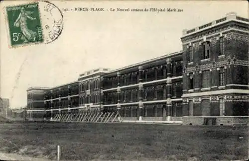 Ak Berck Plage Pas de Calais, Le Nouvel annexe de l'Hopital Maritime