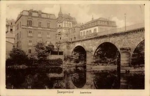 Ak Sarreguemines Saargemünd Lothringen Moselle, Saarbrücke