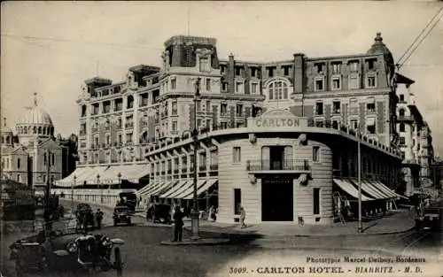 Ak Biarritz Pyrénées Atlantiques, Carlton Hotel