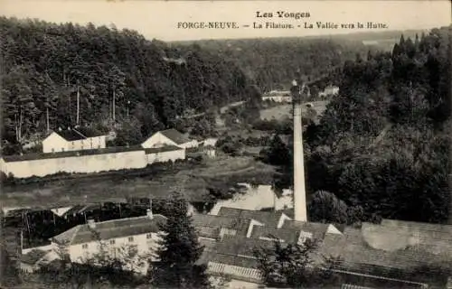 Ak La Forge Neuve Vosges, La Vallee vers la Hutte