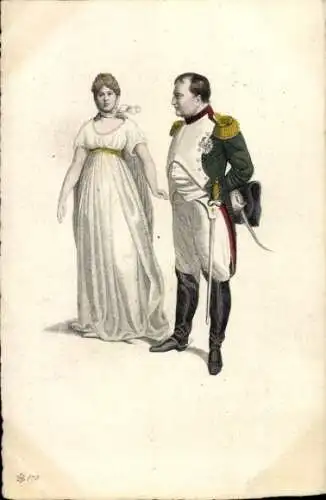 Ak Luise von Mecklenburg Strelitz, Königin Luise von Preußen, Napoleon