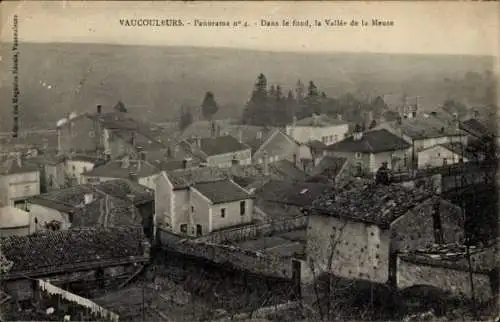 Ak Vaucouleurs Meuse, Panorama, Maas-Tal