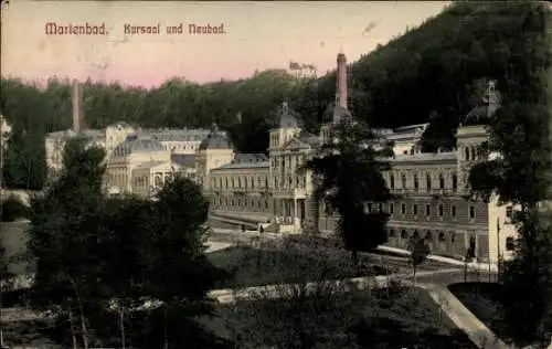 Ak Mariánské Lázně Marienbad Region Karlsbad, Kursaal und Neubad