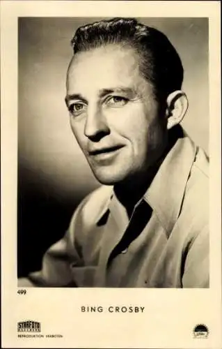 Ak Schauspieler Bing Crosby, Portrait