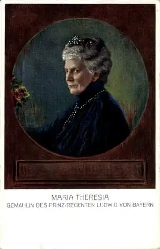 Künstler Ak Maria Theresia von Bayern