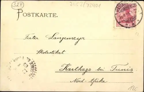 Ak Haigerloch im Zollernalbkreis, Gesamtansicht, Missionshaus der weißen Väter