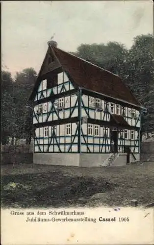 Ak Kassel in Hessen, Schwälmerhaus, Jubiläums-Gewerbeausstellung 1905