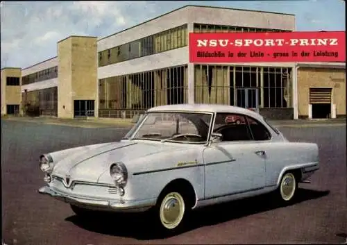 Ak Auto, NSU-Sport-Prinz, Karosserie-Entwurf Bertone