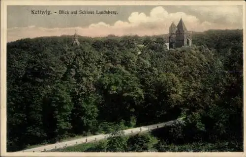 Ak Ratingen Nordrhein Westfalen, Schloss Landsberg bei Kettwig