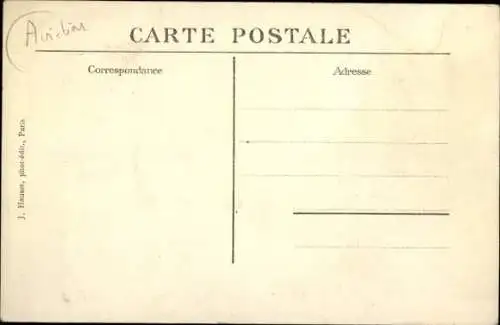 Ak Aviation, Doppeldecker M. Farman, gesteuert von Renaux