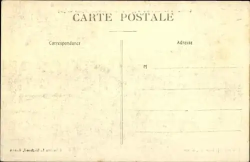 Ak Grande Semaine d'Aviation, Le Cte de Lambert an seinem Startmast, Wright Biplane