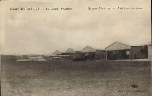 Ak Mailly le Camp Aube, Camp de Mailly, Le Champ d’Aviatien