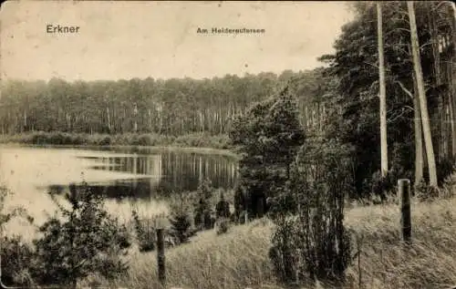 Ak Erkner in Brandenburg, Heidereutersee