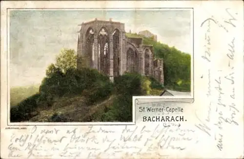 Ak Bacharach am Rhein, Sankt-Werner-Kapelle