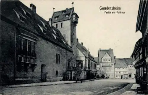 Ak Bad Gandersheim am Harz, Rathaus