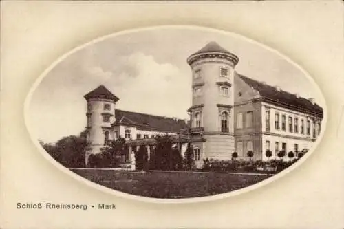 Passepartout Ak Rheinsberg in der Mark, Schloss Rheinsberg