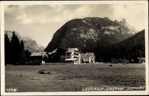 Ak Leutasch in Tirol, Gasthof Seewirt