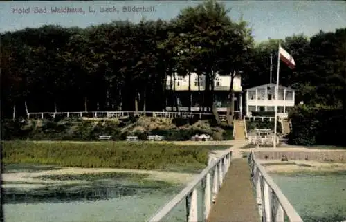 Ak Sønderhav Süderhaff Dänemark, Hotel Bad Waldhaus