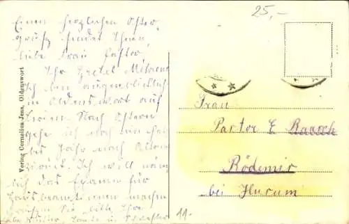 Ak Oldenswort in Nordfriesland, Teilansicht