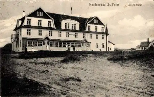 Ak Nordseebad Sankt Peter Ording, Strandhotel