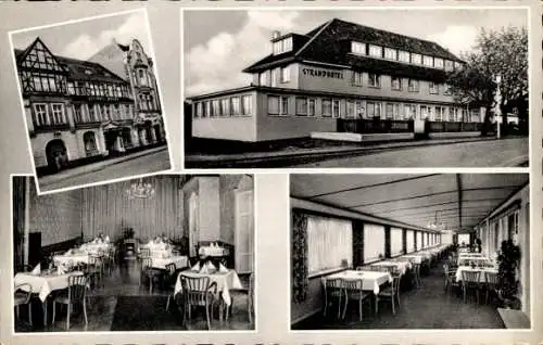 Ak Husum in Nordfriesland, Thomas Hotel, Strand Hotel St Peter Ording