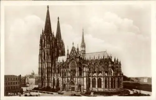 Ak Köln am Rhein, Dom, Südseite