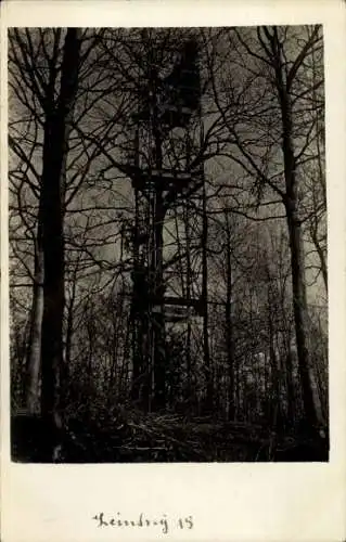 Foto Ak Beobachtungsturm, Jahr 1915, I. WK