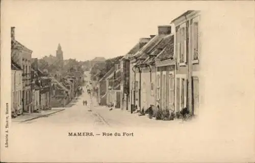 Ak Mamers Sarthe, Rue du Fort