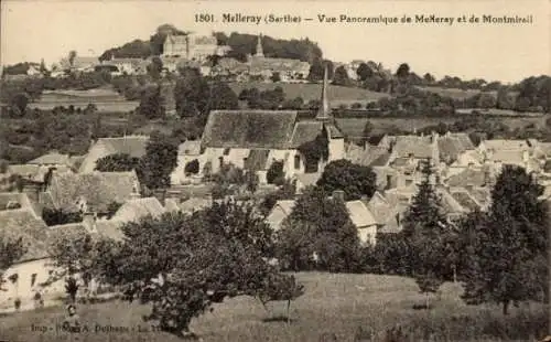 Ak Montmirail Sarthe, Melleray, Panorama