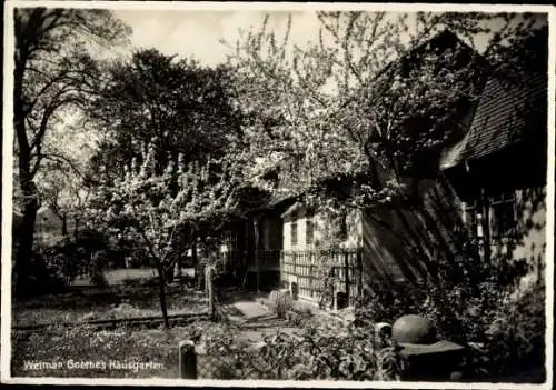 Ak Weimar in Thüringen, Goethes Hausgarten