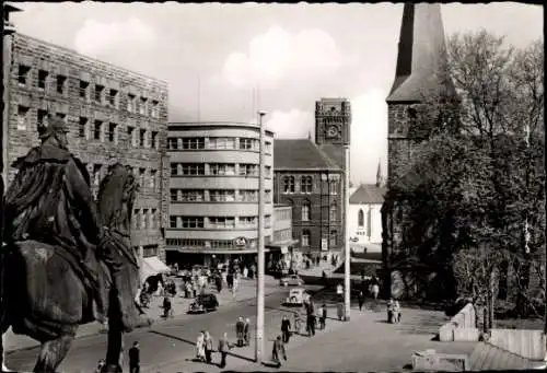 Ak Essen im Ruhrgebiet, Kettwigerstraße, Münsterkirche