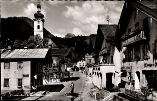 Ak Oberaudorf am Inn Oberbayern, Marienplatz