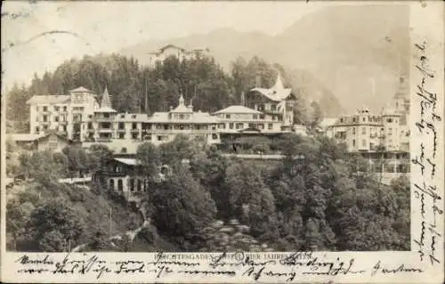 Ak Berchtesgaden in Oberbayern, Hotel Vier Jahreszeiten, Außenansicht