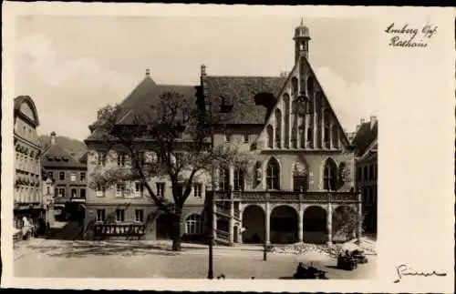 Ak Amberg in der Oberpfalz Bayern, Rathaus