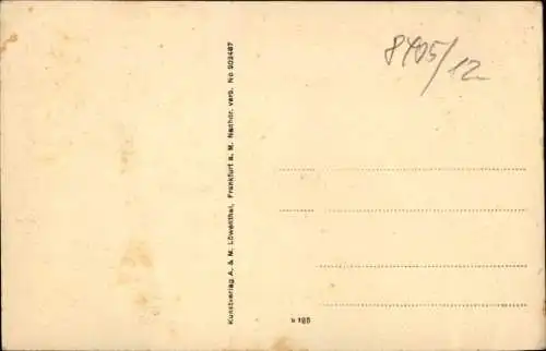 Ak Donaustauf in der Oberpfalz, Ansicht im Jahre 1664, nach Merian