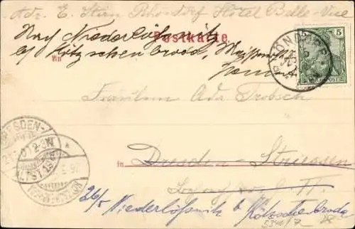 Ak Rhöndorf Bad Honnef am Rhein, Teilansicht