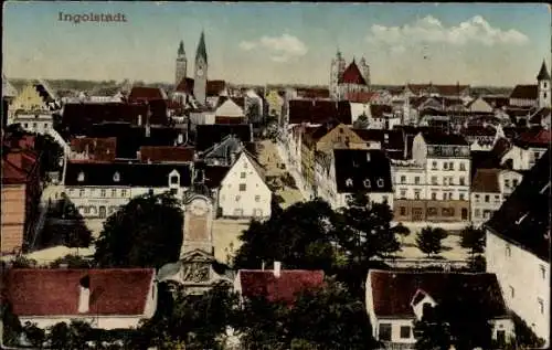 Ak Ingolstadt in Oberbayern, Teilansicht