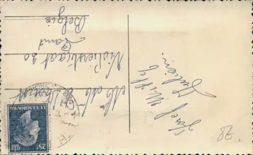 Leporello Ak Echternach Luxemburg, Felsen, Tandem