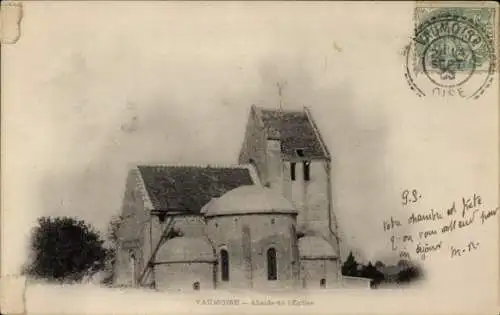 Ak Vaumoise Oise, Kirche, Apsis