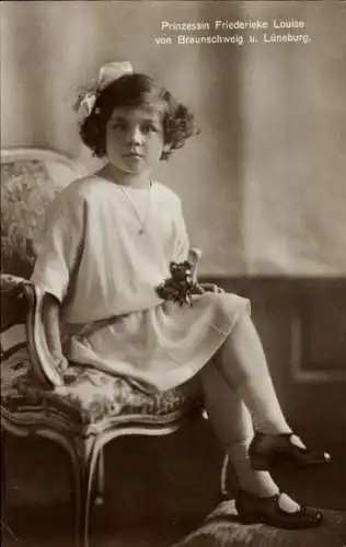 Ak Prinzessin Friederike Luise von Braunschweig und Lüneburg, Kinderportrait