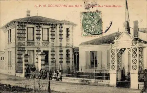 Ak Rochefort sur Mer Charente Maritime, Maison des Vieux-Marins