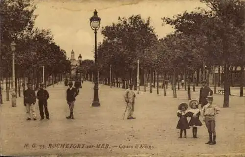 Ak Rochefort sur Mer Charente Maritime, Cours d'Ablois