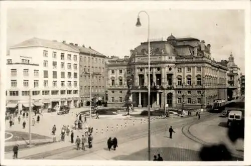 Ak Pressburg Bratislava Slowakei, Partie auf dem Platz