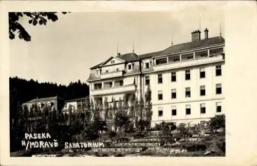 Foto Ak Paseka Sokolov Falkenau an der Eger Region Karlsbad, Sanatorium