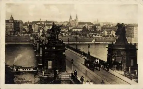 Foto Ak Praha Prag Tschechien, Most Palackeho